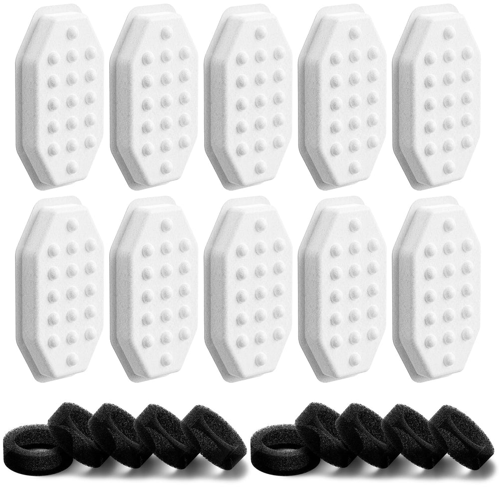 Beckacher 20-pack cat fountain filters for clean water and pets