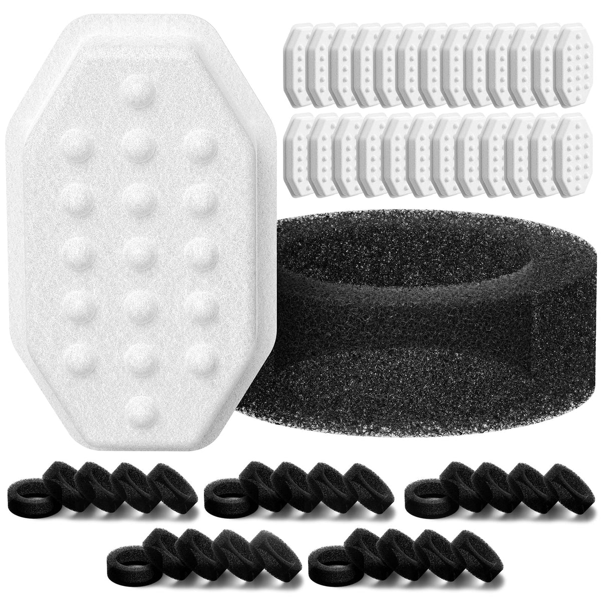 Beckacher cat fountain filter pack closeup for cleaner drinking water.