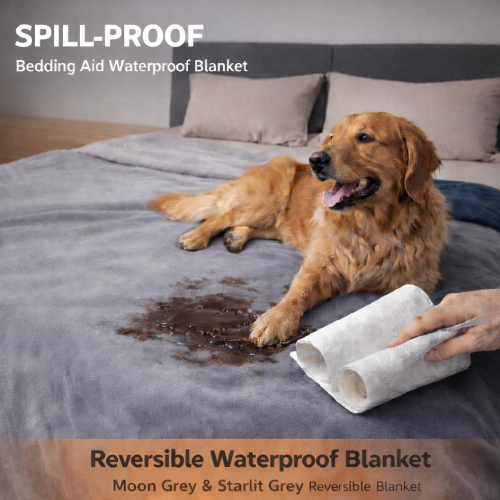 Bedding Aid flannel fleece blanket 40x60 suits beds, couches and travel