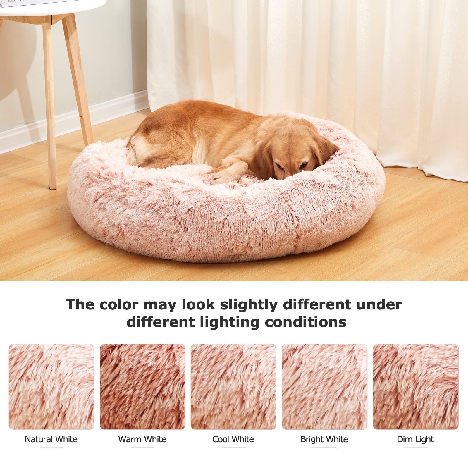 Bedfolks Calming Donut Bed ideal for cozy nap time and lounging.
