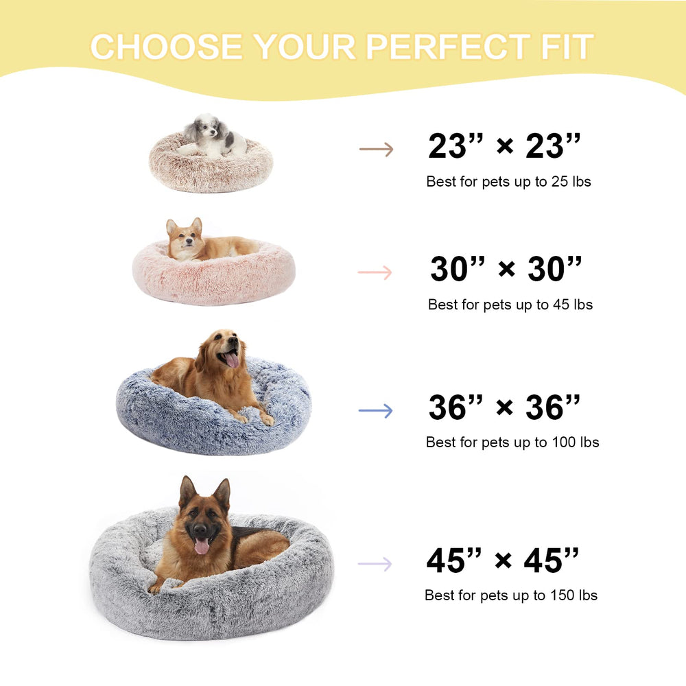 Bedfolks Calming Donut Bed washable cover makes care simple