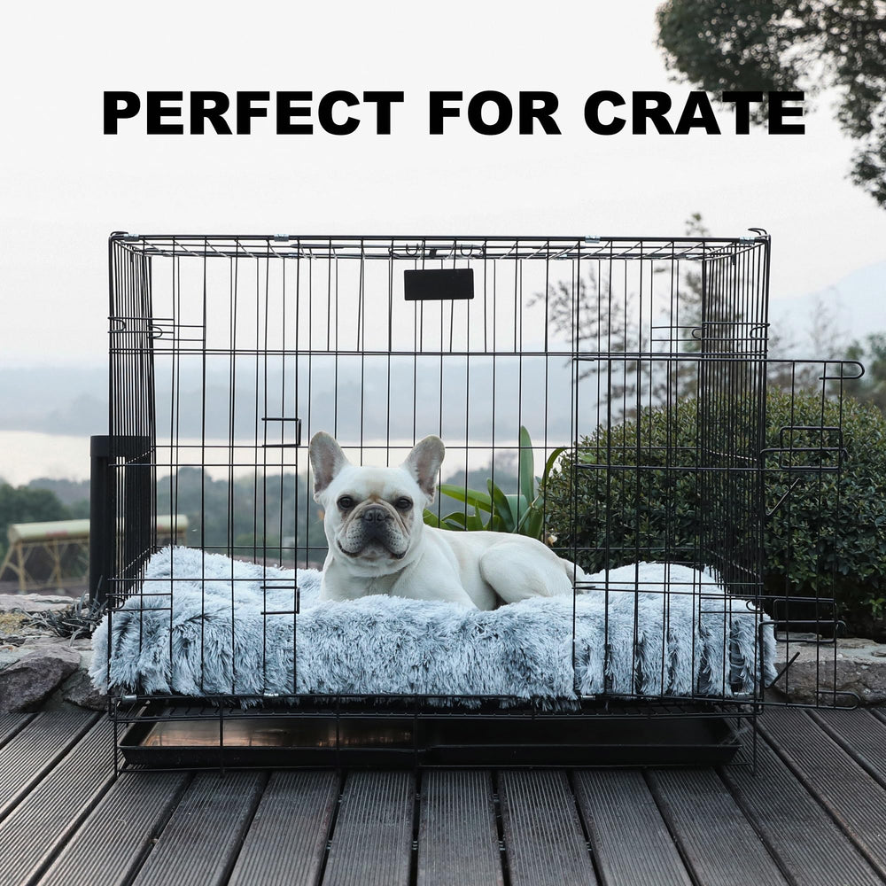Bedfolks 3-5 inch high-rebound fill supports large dogs comfortably