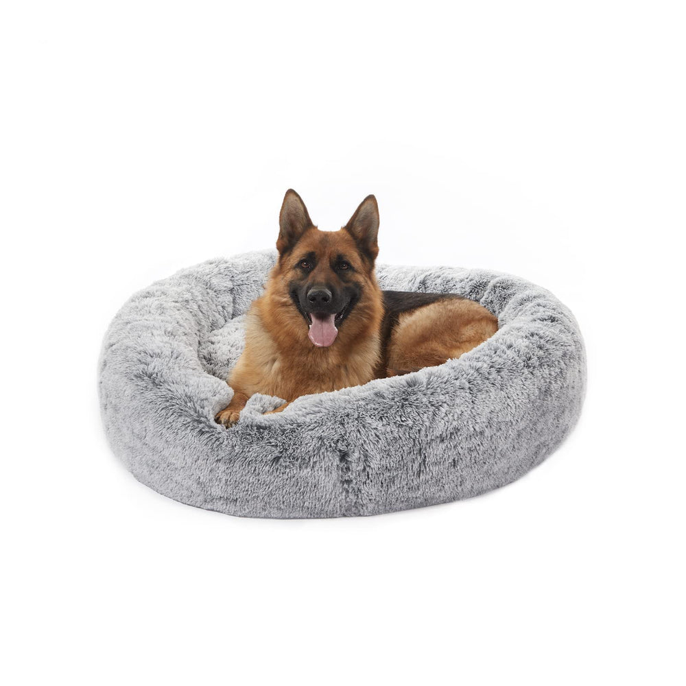 Bedfolks plush donut bed ideal for curling up and security.