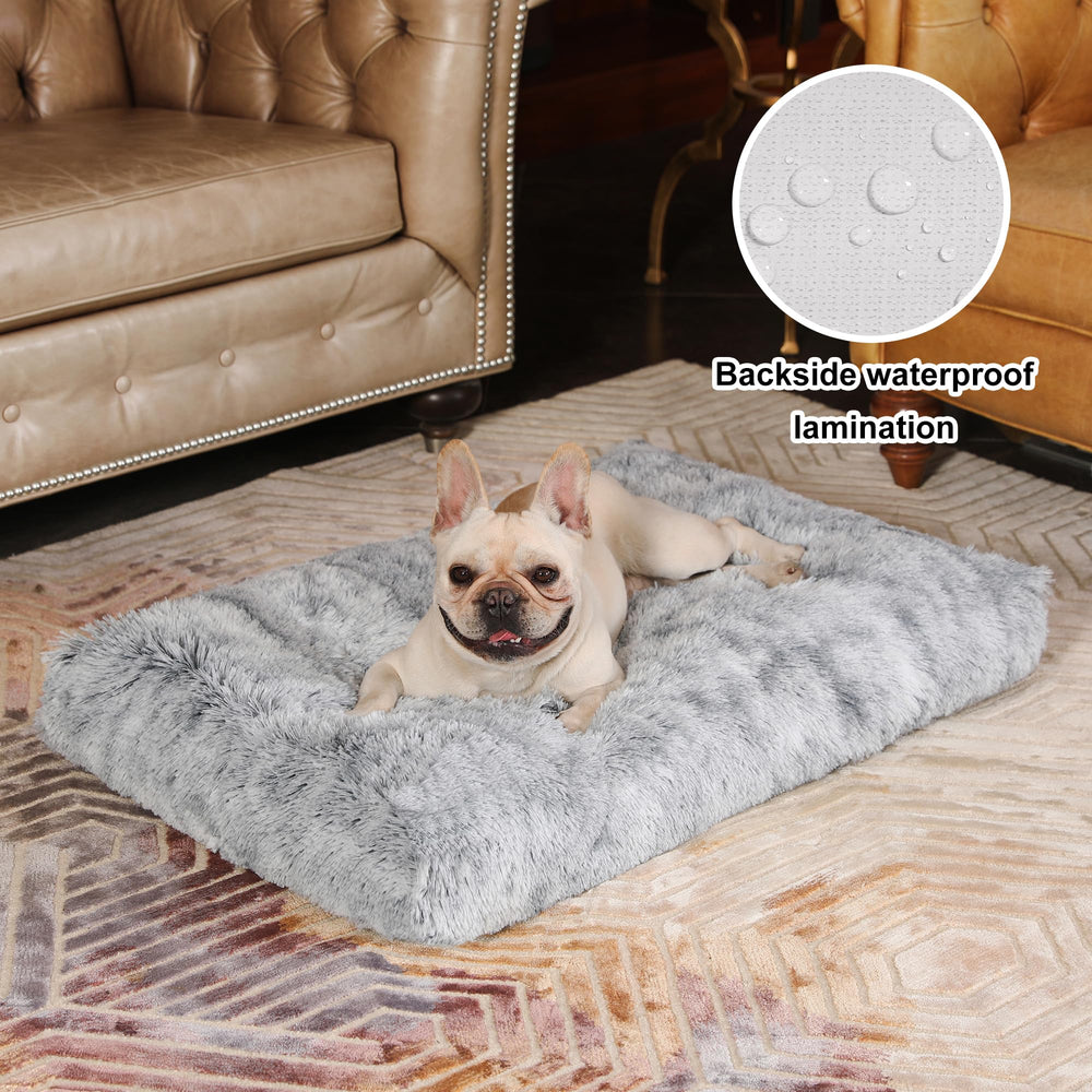 Bedfolks crate bed 3-inch high-rebound stuffing for durable support