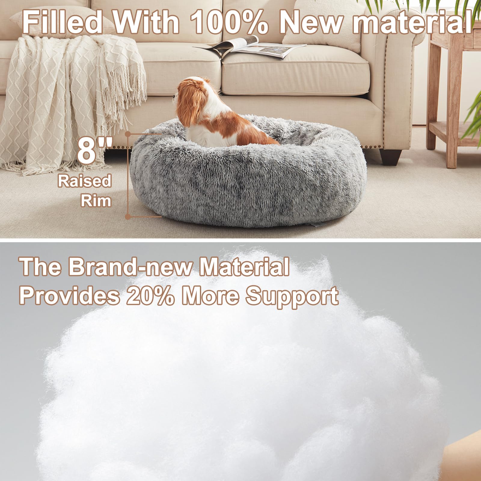 BedStill round bed in medium size for dogs up to 45 lbs.