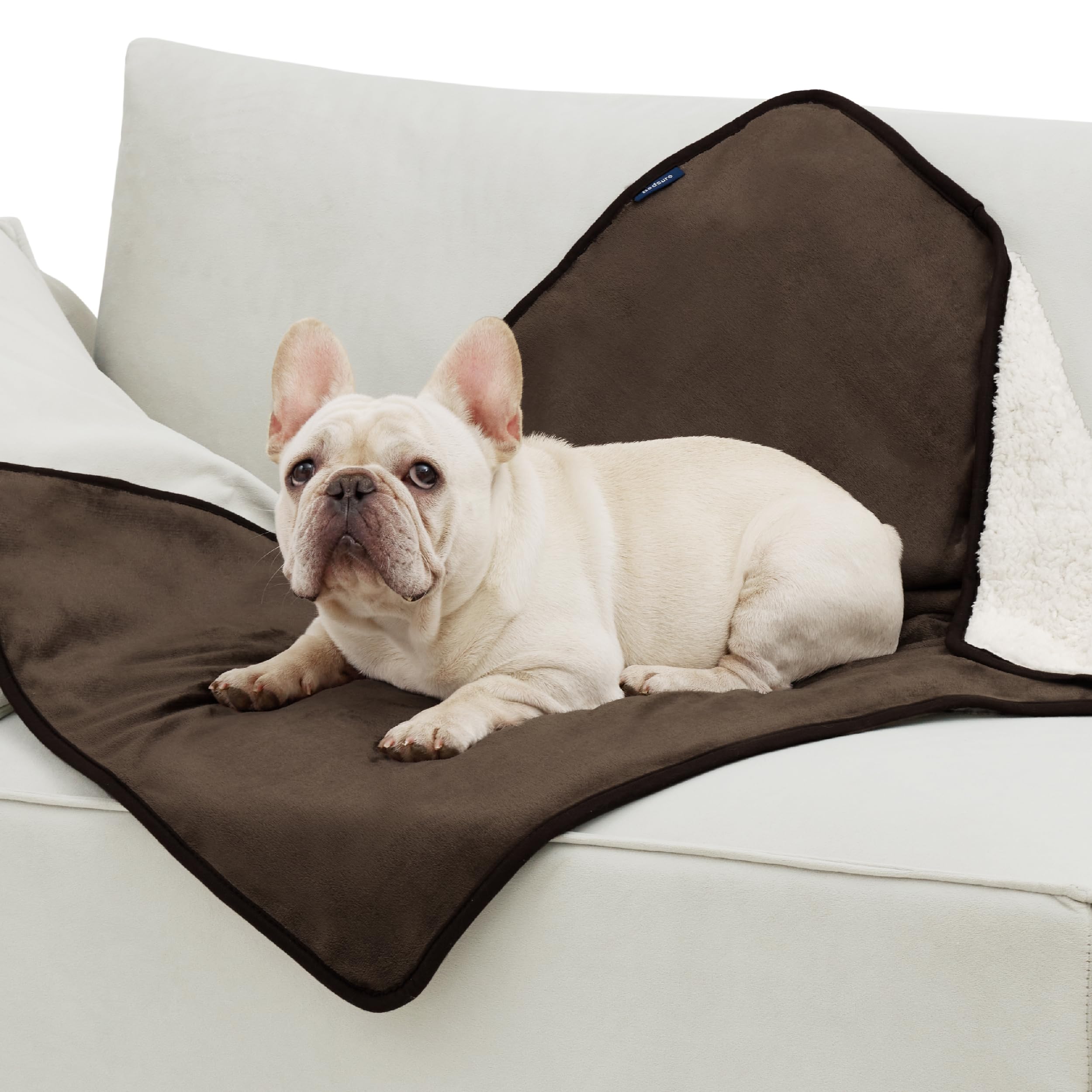 Bedsure 30x40 dog blanket protects furniture from spills and hair