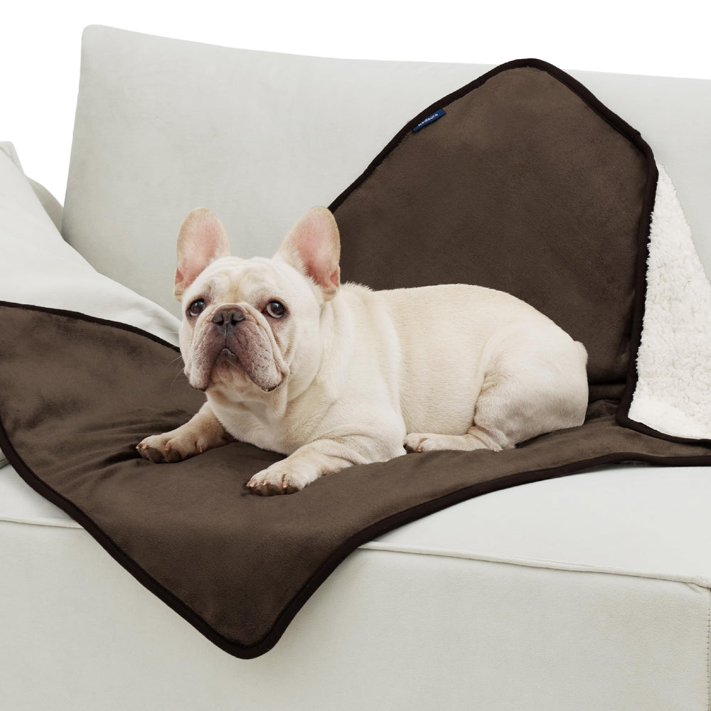 Bedsure 30x40 dog blanket protects furniture from spills and hair