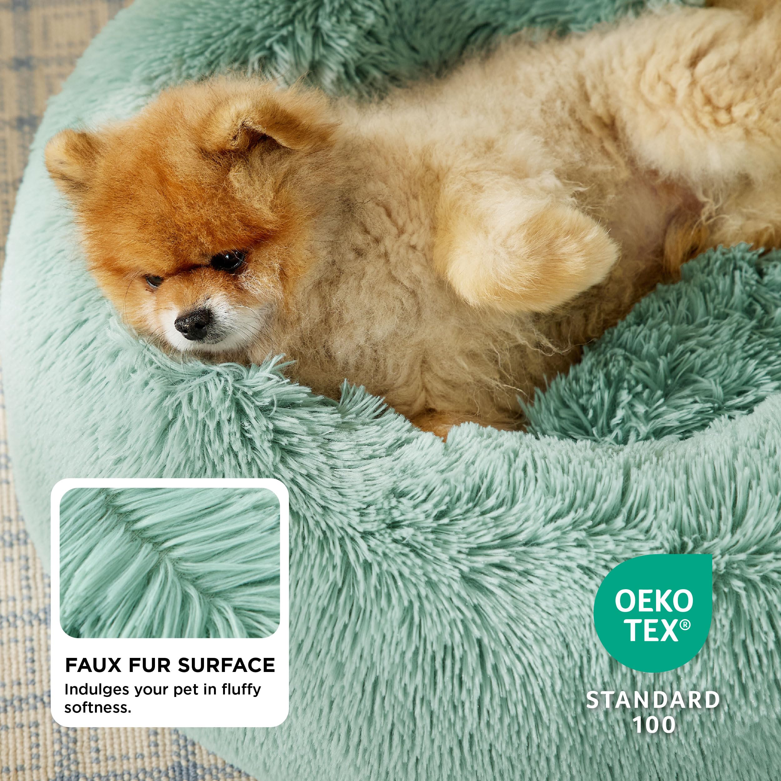 Bedsure apple green donut bed cover adds style and softness