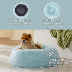 Bedsure award-winning comfort by Oprah Daily highlights plush faux fur for cozy naps.