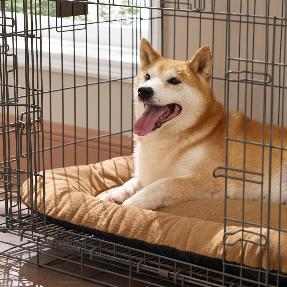 Bedsure brown 35x22 crate pad for large crates