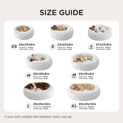 Bedsure calming dog bed features a non-slip base to stay in place.