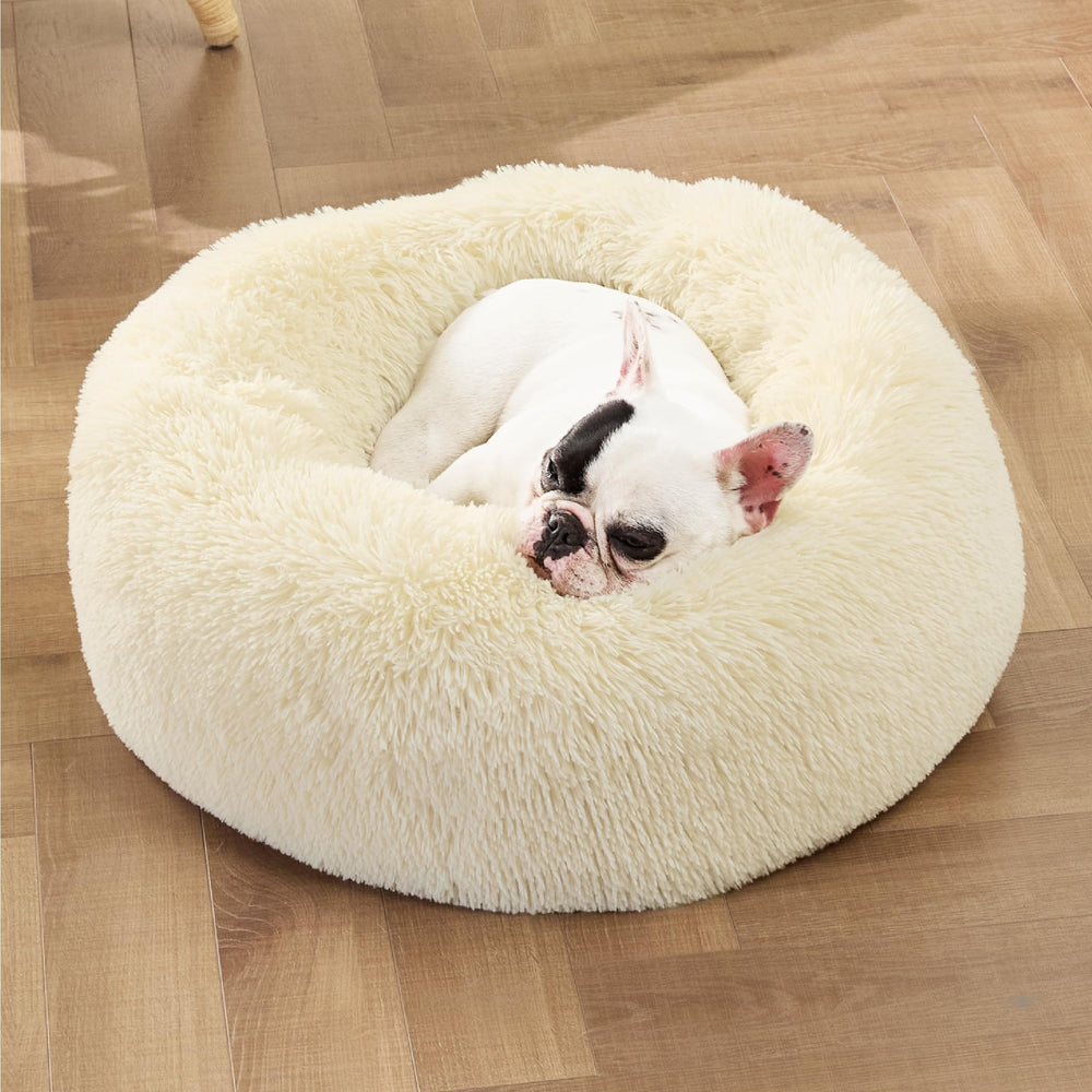 Bedsure non-slip base keeps the bed in place during playful naps.