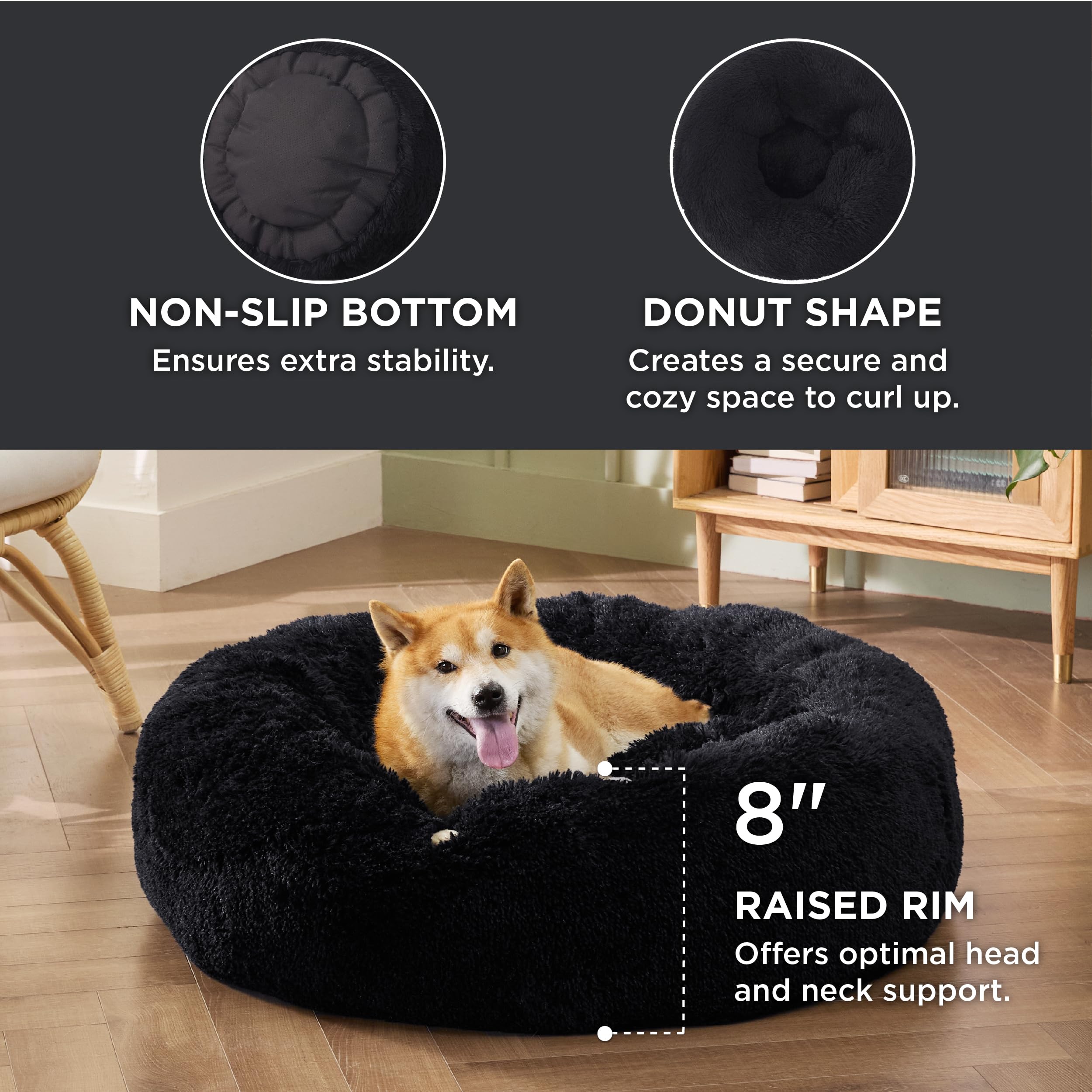 Bedsure faux fur close-up showing plush texture for comfort