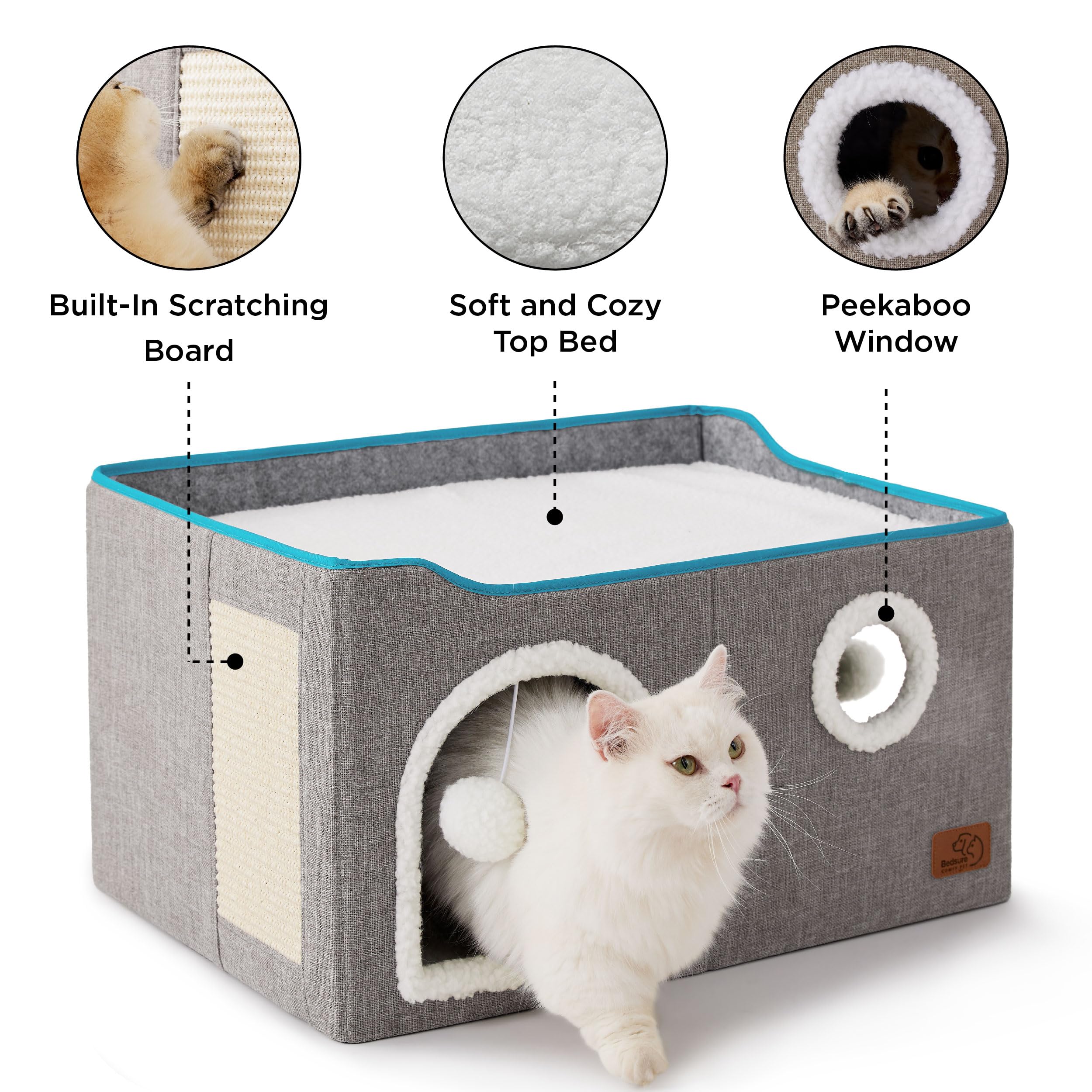 Bedsure plush balls hanging offer interactive entertainment and bonding moments with your pet.