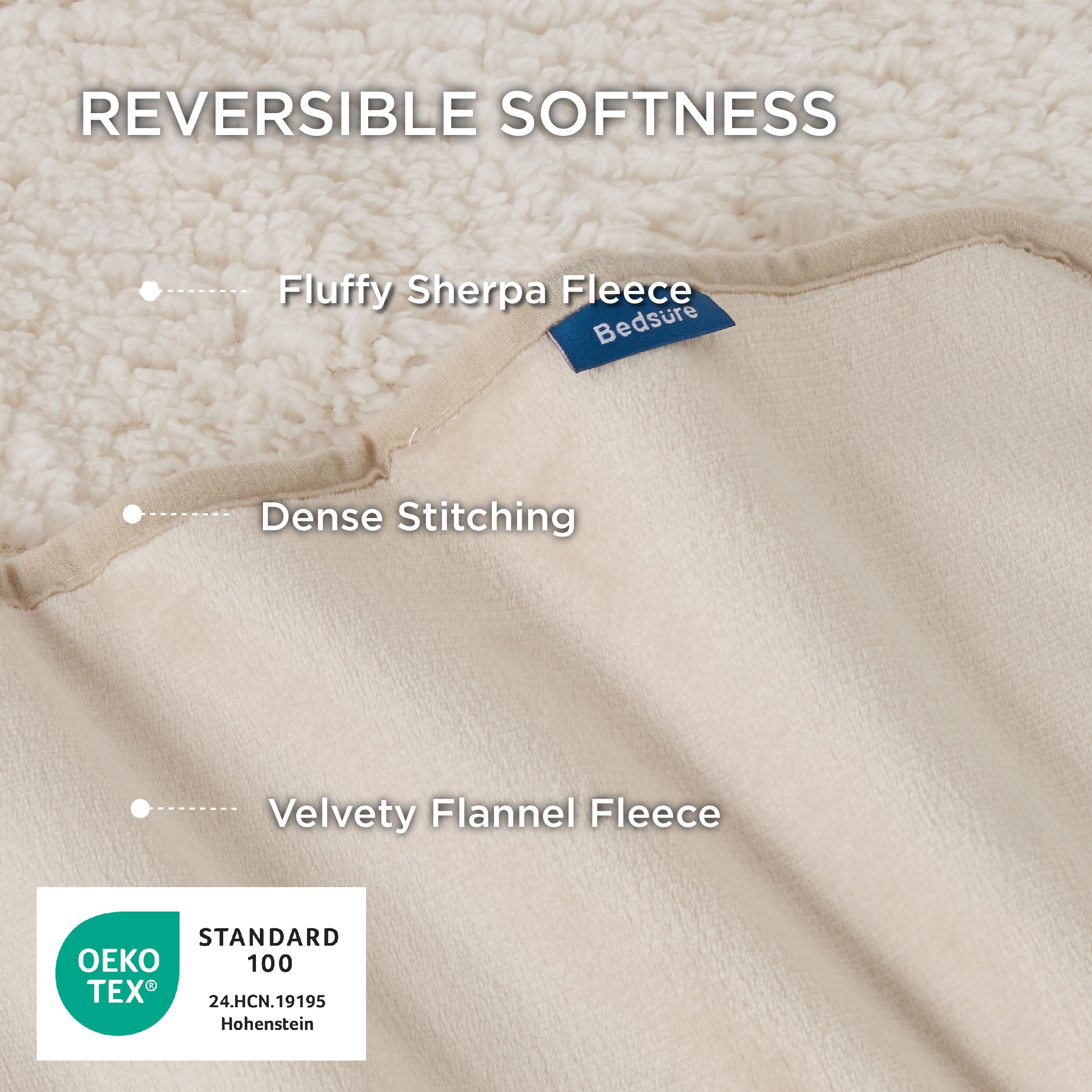 Bedsure cat blanket's soft flannel fleece side is ideal for lounging.