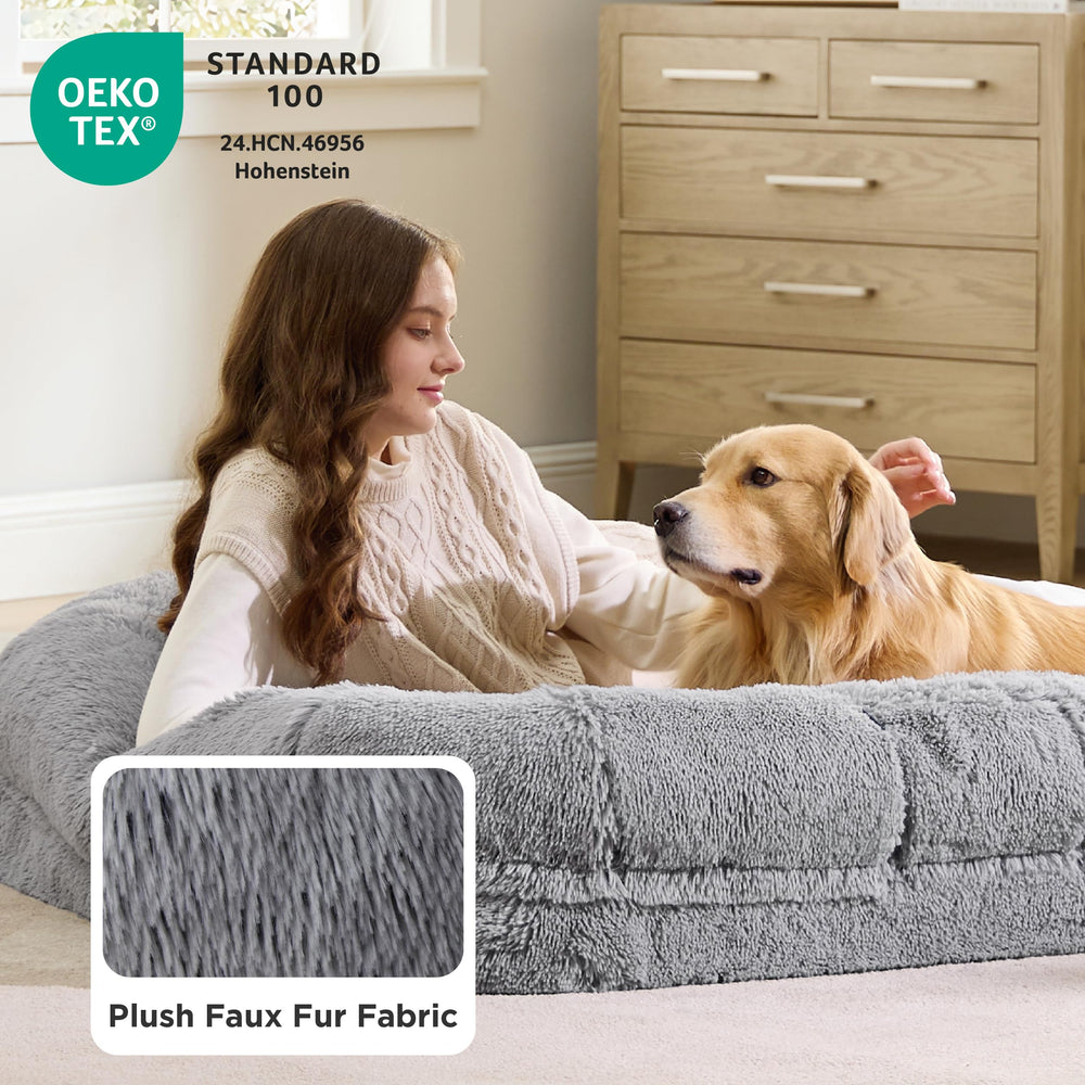 Bedsure CertiPUR-US foam ensures safe, durable support.