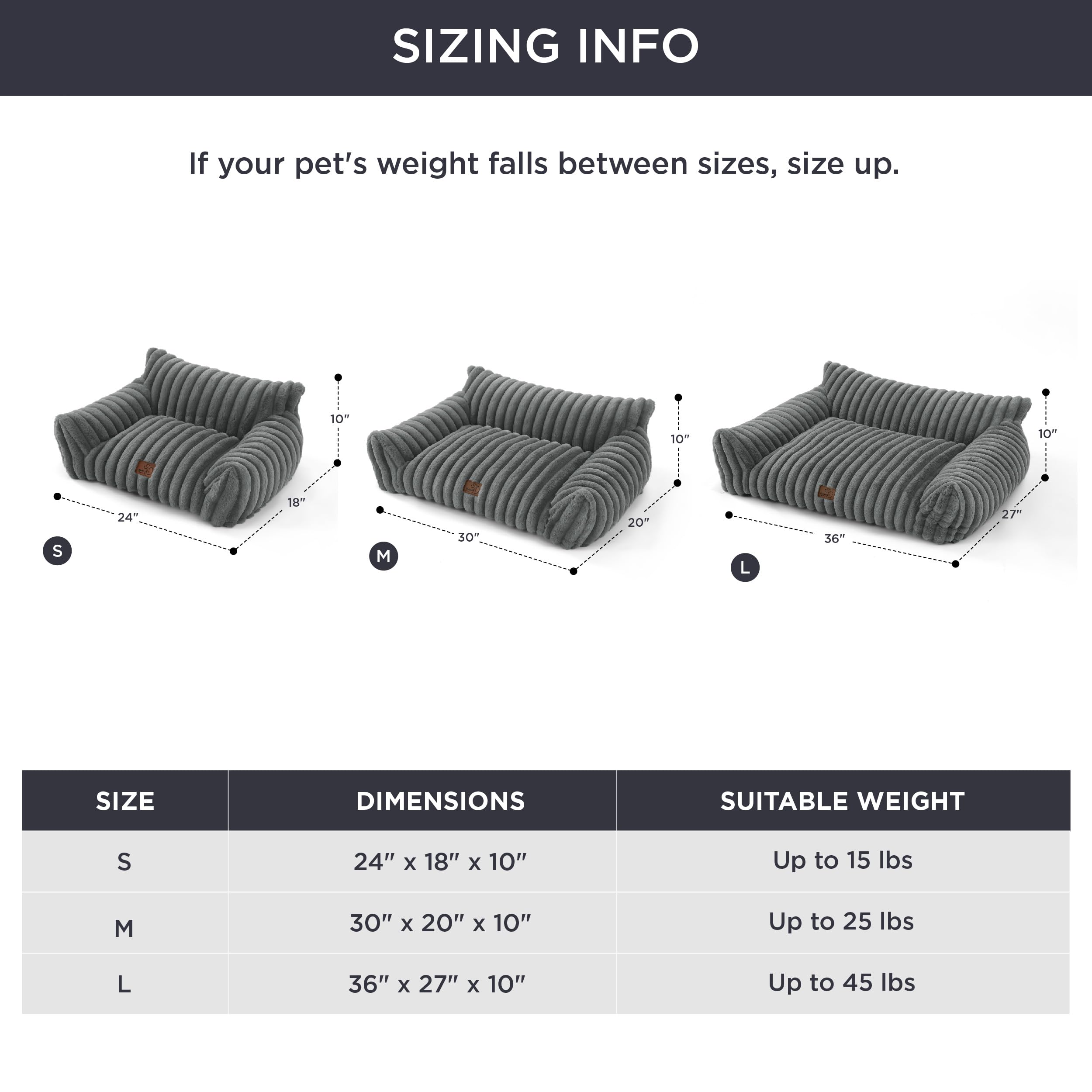Bedsure ComfyFleece Cat Couch anti-slip bottom keeps bed steady.
