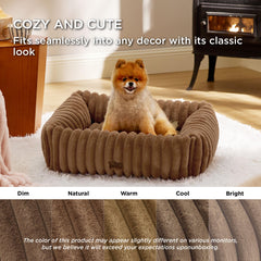 Bedsure ComfyFleece anti-slip base keeps the bed in place.
