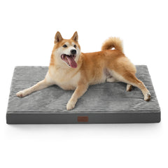 Bedsure ComfyFleece dog bed with crate-ready design for cozy naps