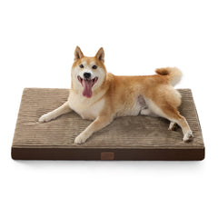 Bedsure ComfyFleece dog bed in crate with plush comfort and stable placement.