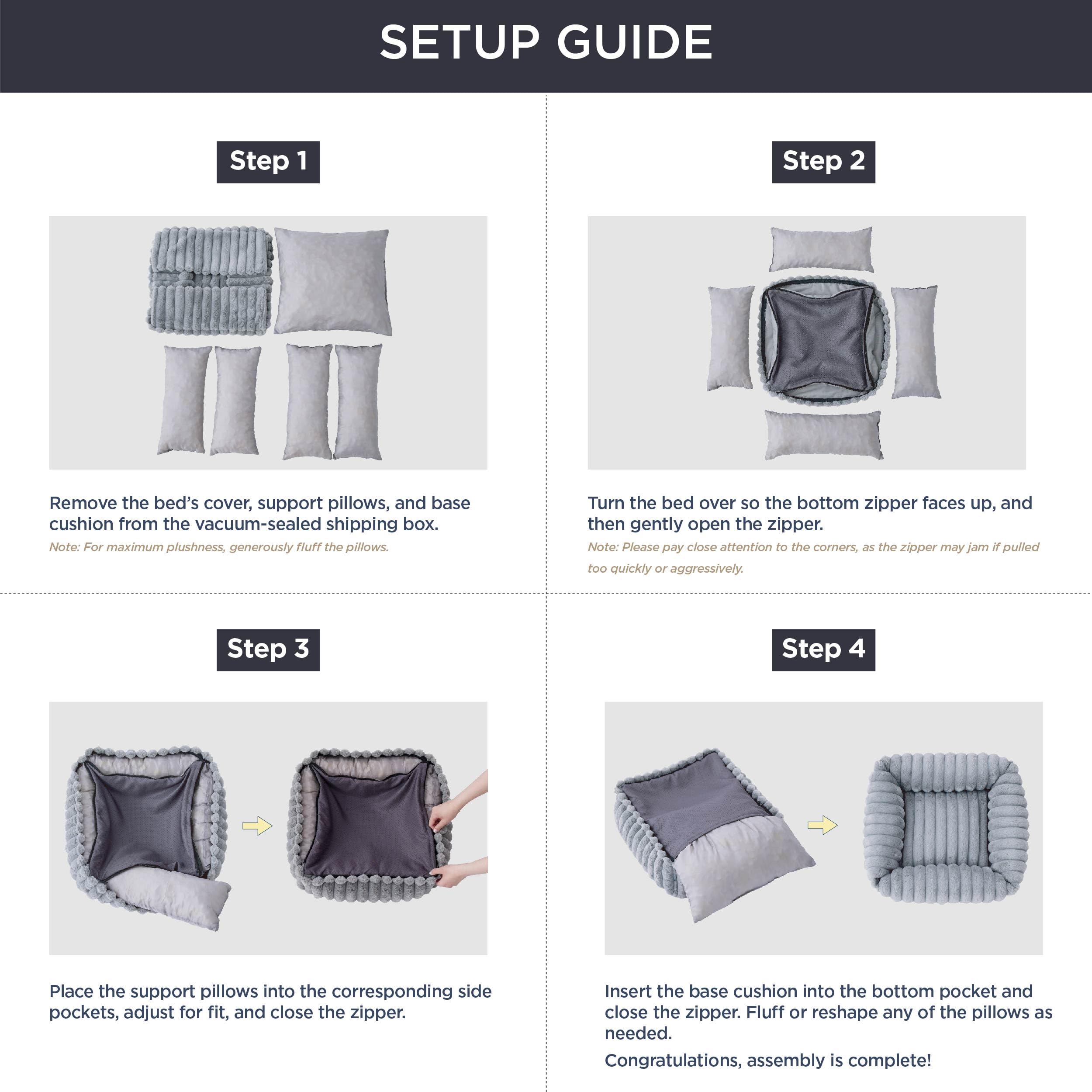 Bedsure ComfyFleece bed with removable cover for easy cleaning.