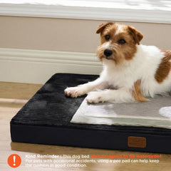 Bedsure ComfyFleece orthopedic design supports pets during rest