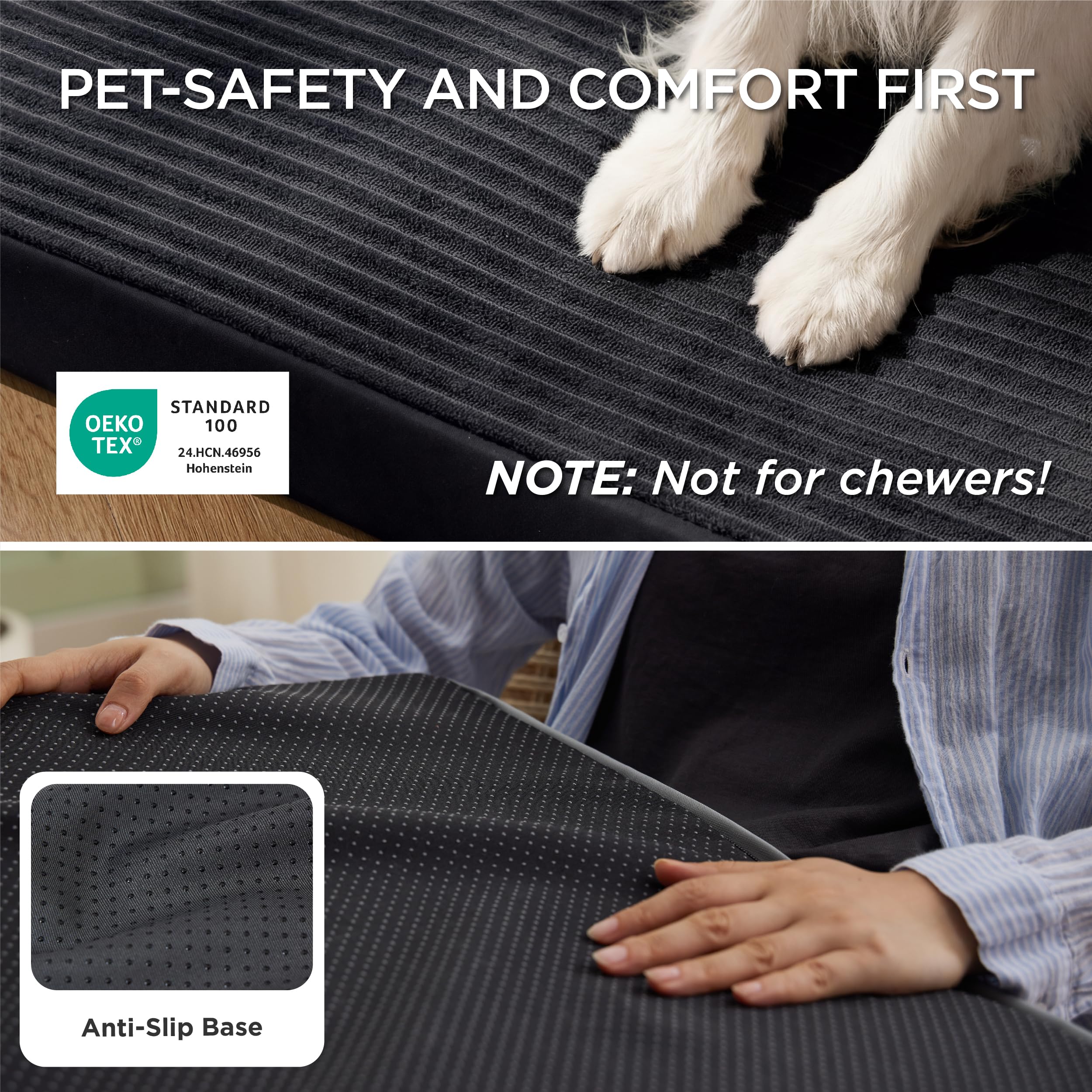 Bedsure removable cover shown for quick cold-water wash