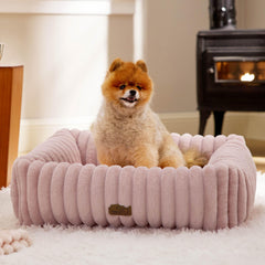 Bedsure ComfyFleece dog bed removable cover for easy cleaning
