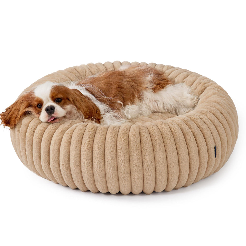 Bedsure ComfyFleece Donut Bed durable stitching for daily use