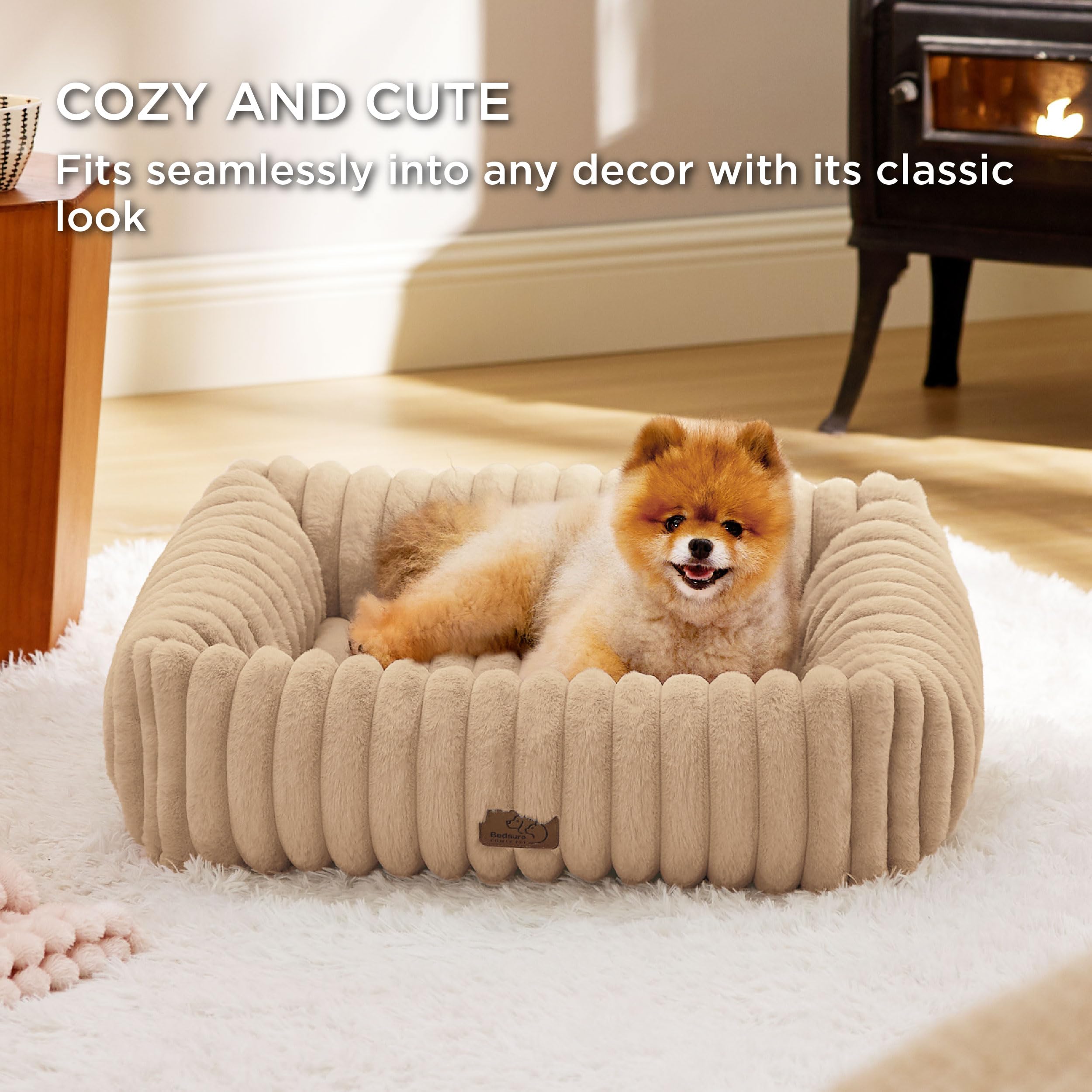 Bedsure ComfyFleece foam and polyester fill for comfortable all-night rest