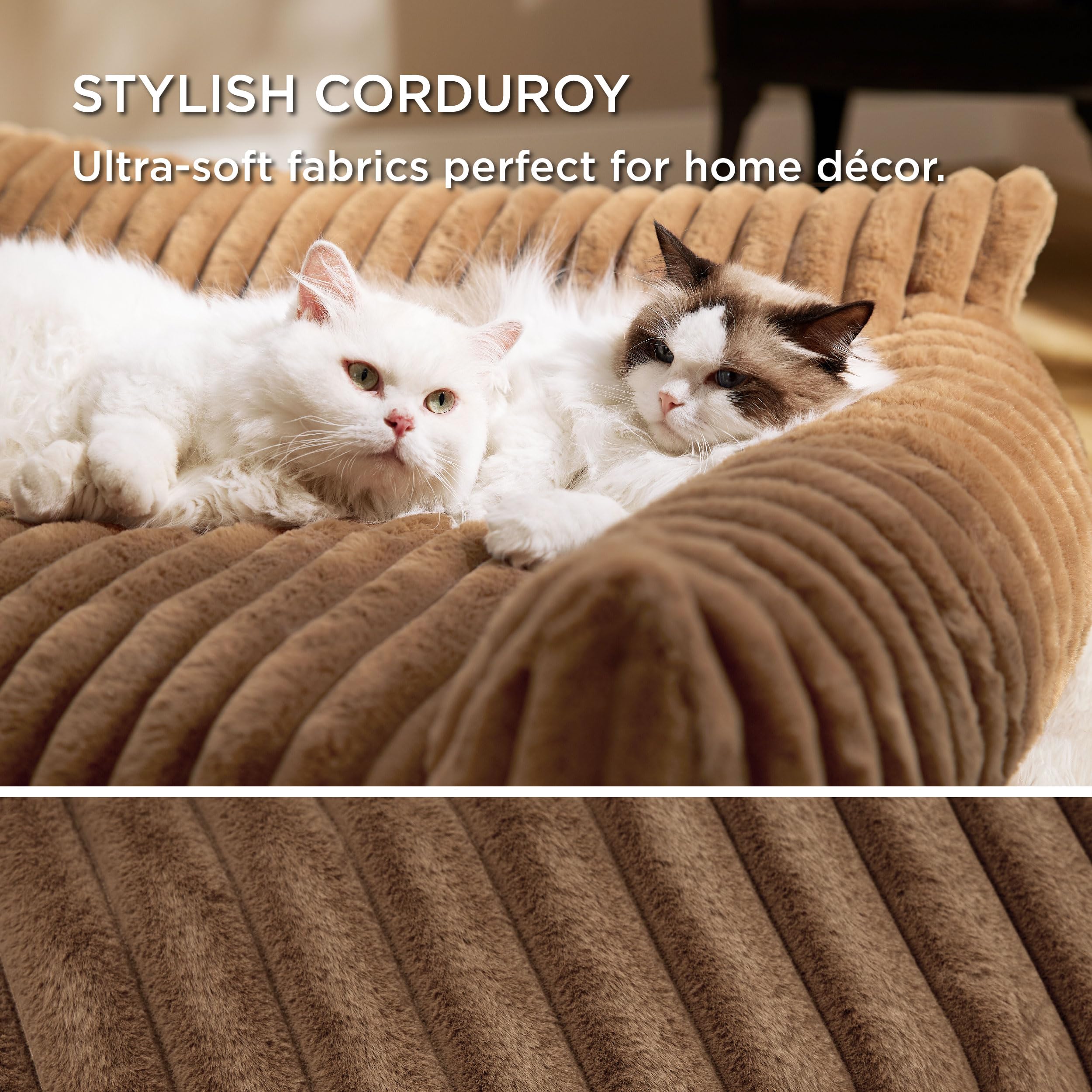 Bedsure ComfyFleece non-slip bottom for stable lounging