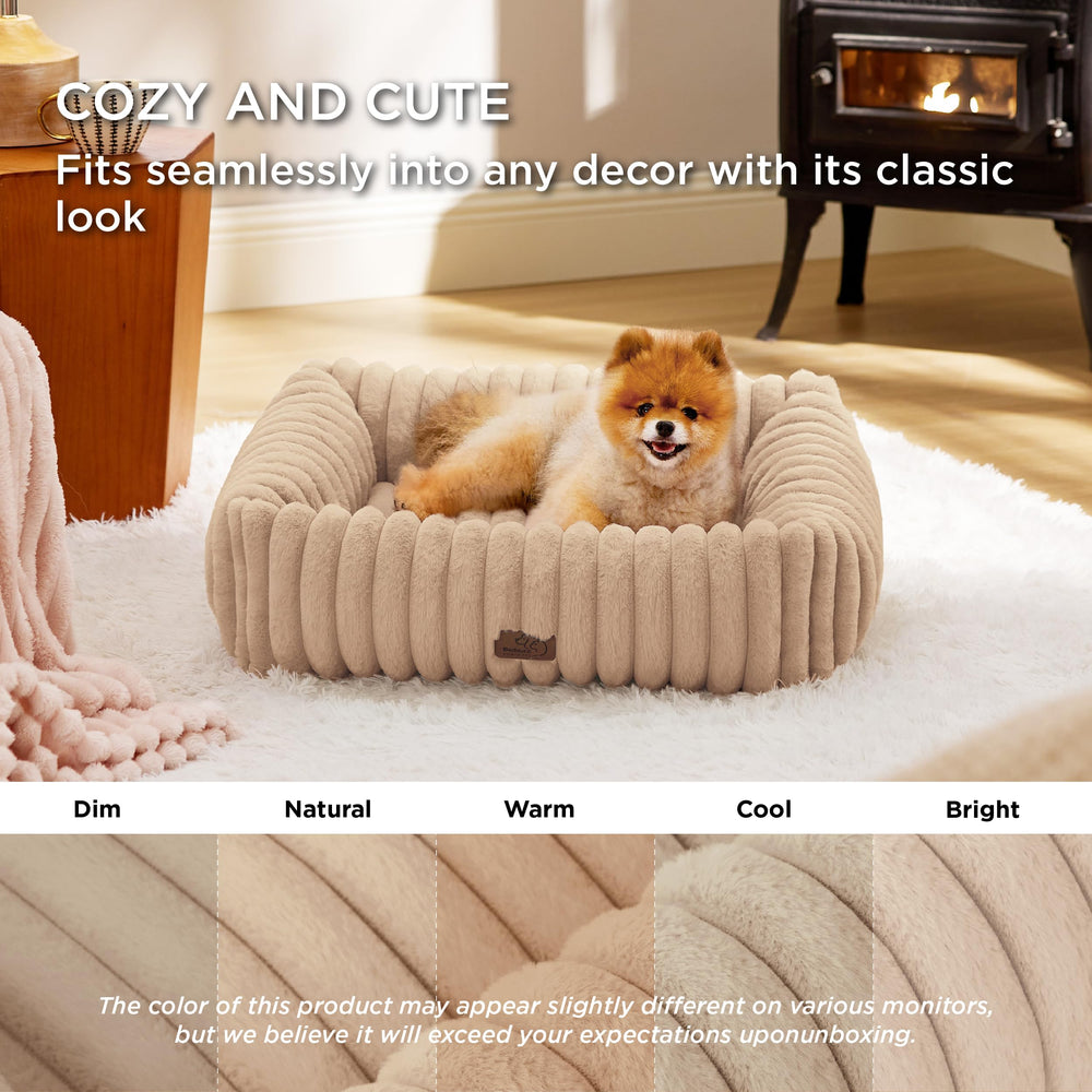 Bedsure raised-sides close-up showing plush support