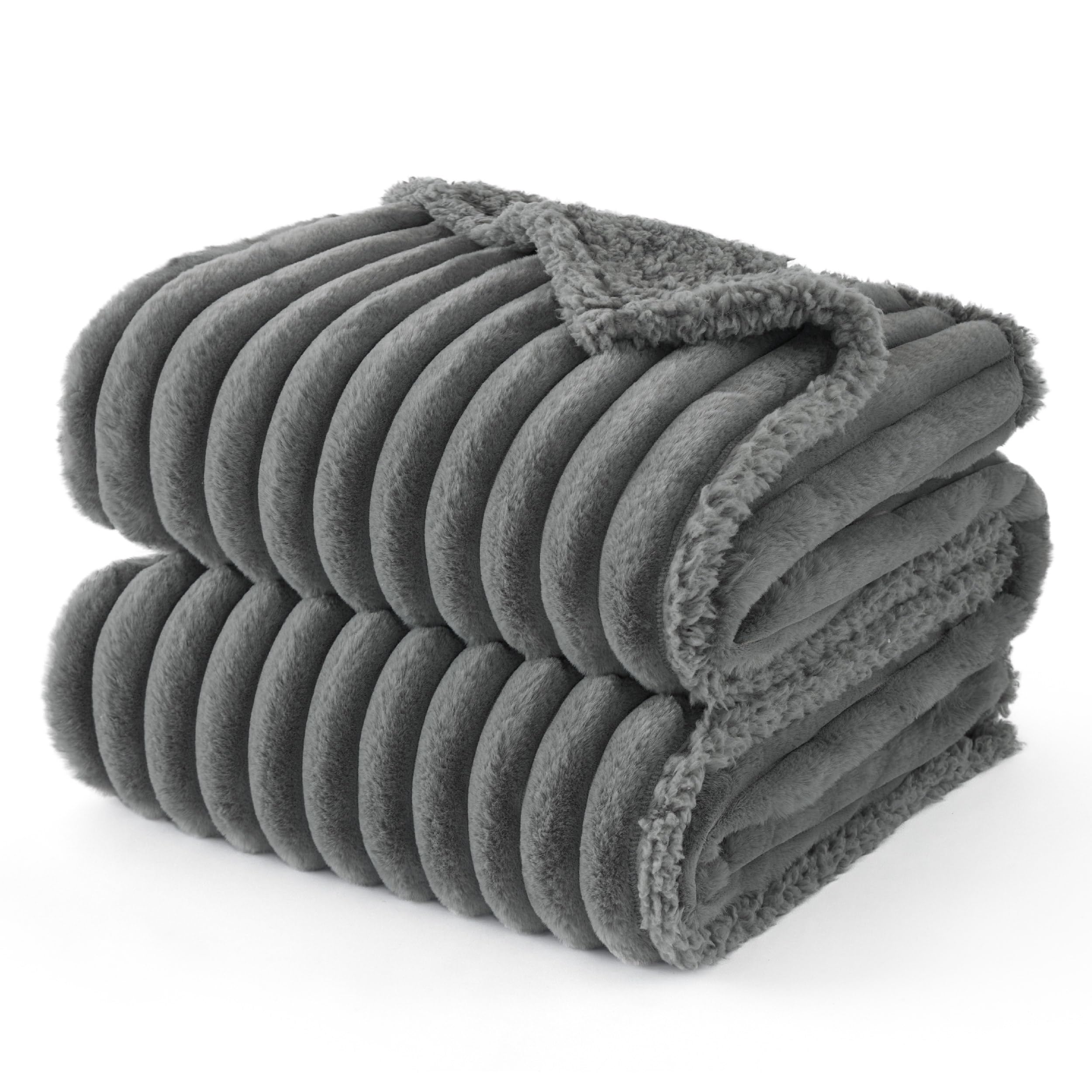 Bedsure ComfyFleece waterproof blanket on couch protects furniture from spills