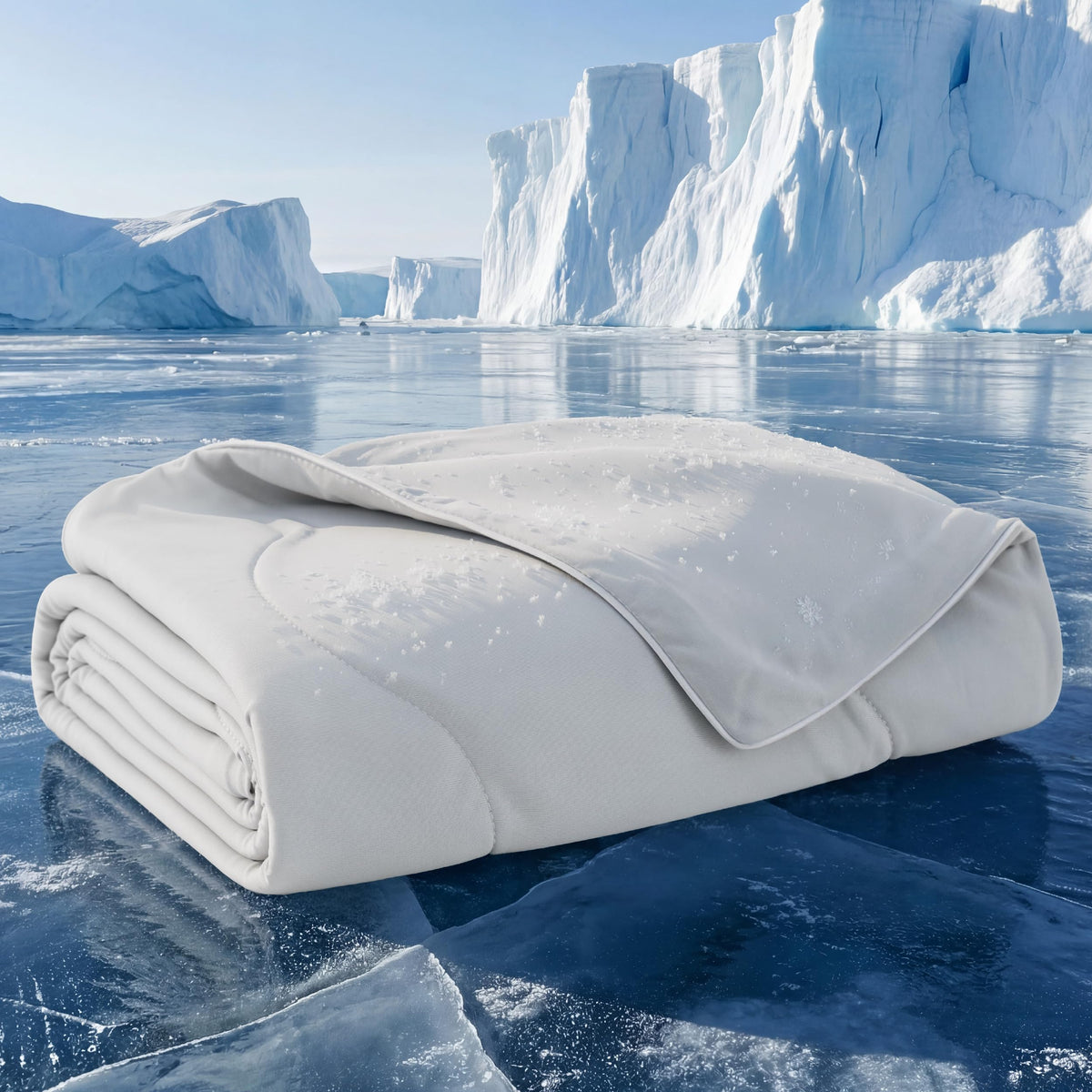 Bedsure cooling blanket for large dogs on crate delivers breathable cooling comfort.