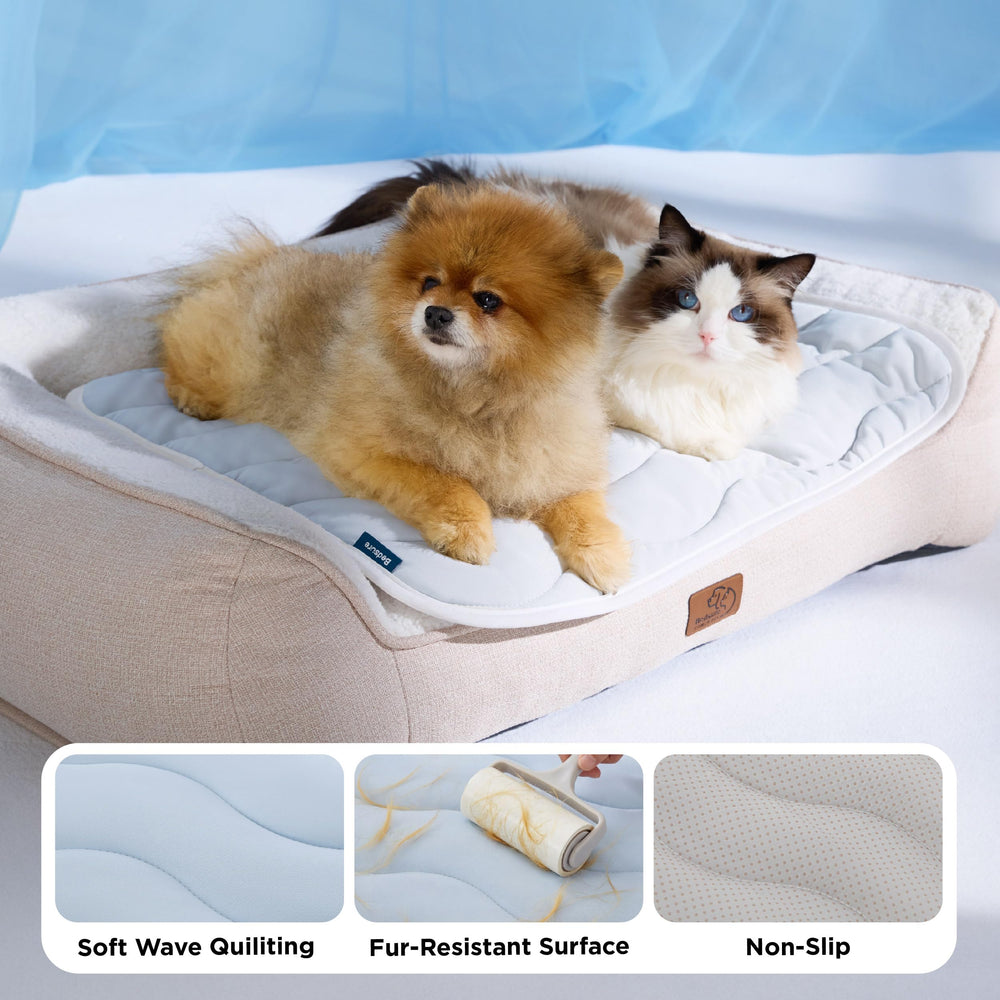 Bedsure cooling dog mat XL outdoor use on sunny days