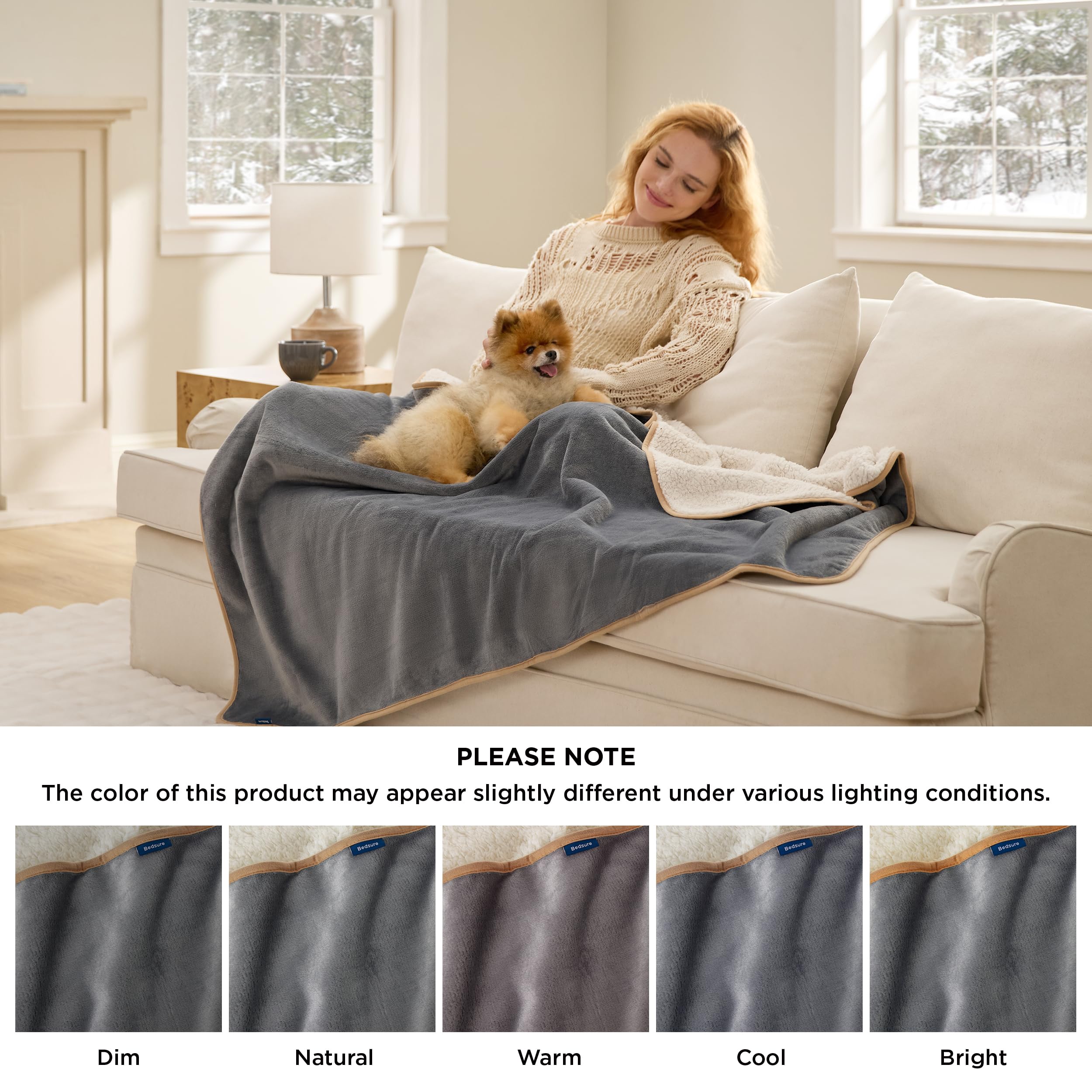 Bedsure couch protector for living rooms supports daily lounging.