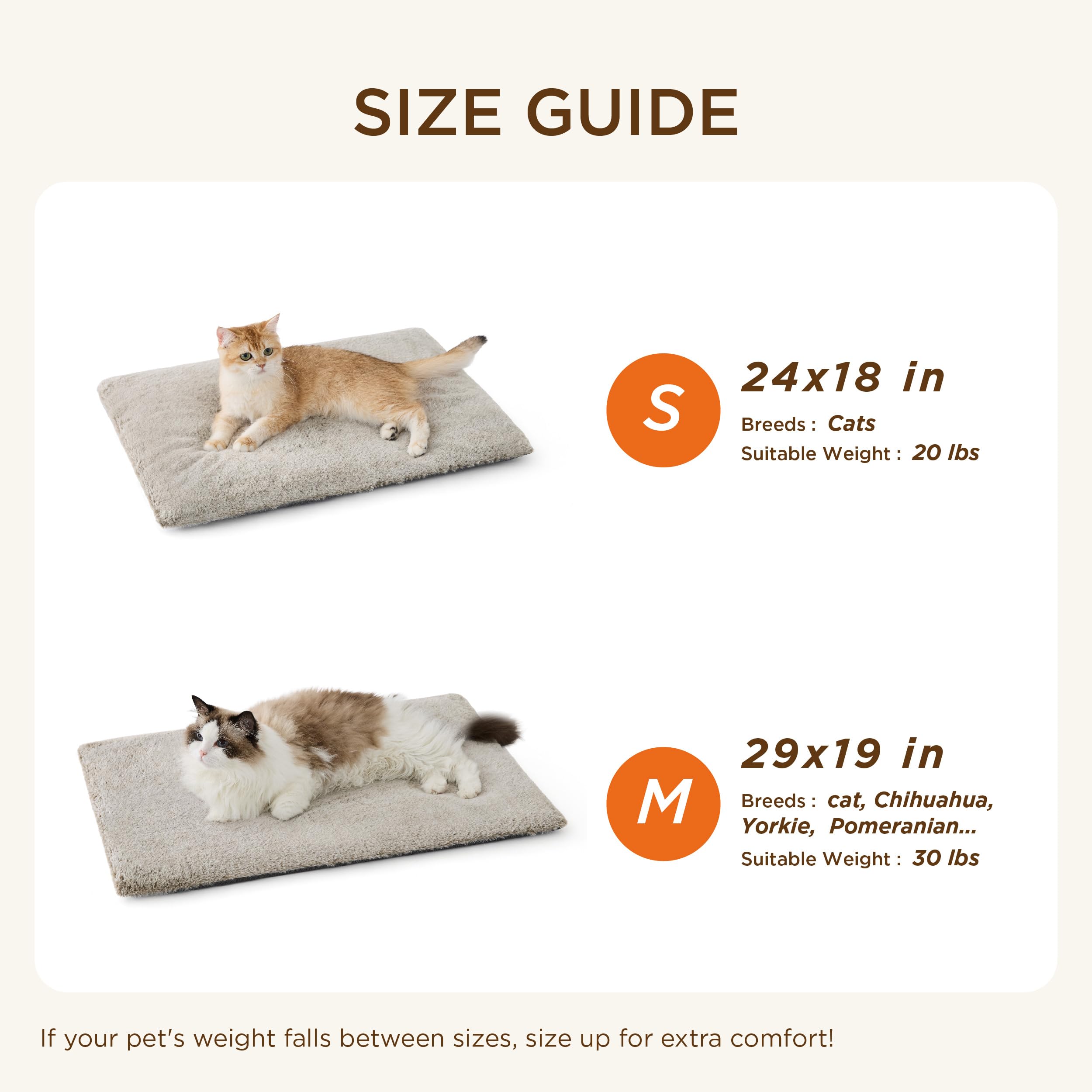 Bedsure cozy pad for indoor use on crates and sofas