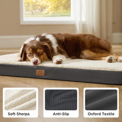 Bedsure dog bed anti-slip bottom stays securely in place