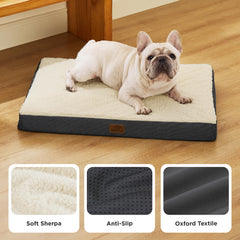 Bedsure medium dog bed anti-slip base stabilizes on floors