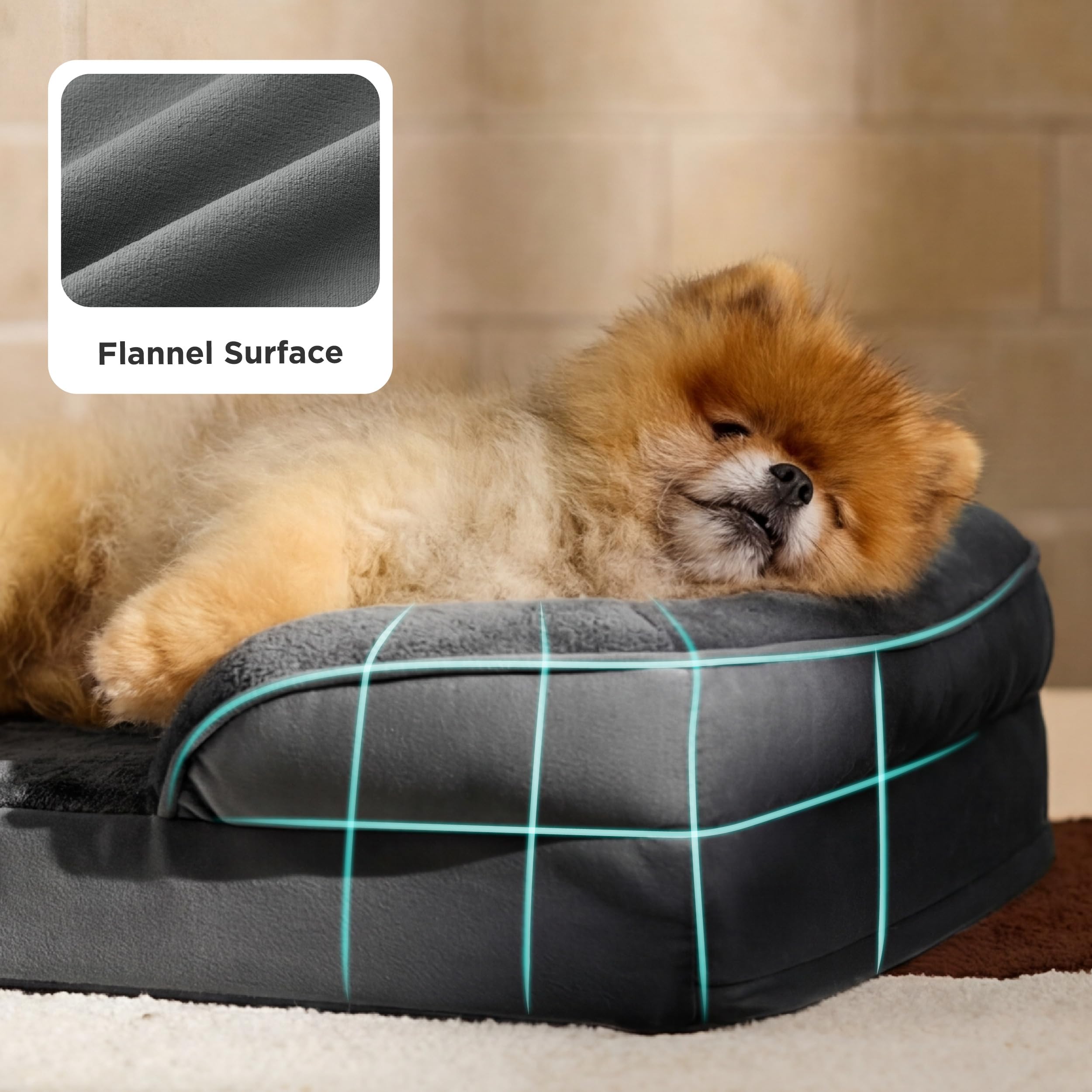 Bedsure removable cover shows machine-washable convenience.