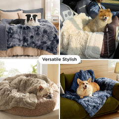 Bedsure calming sherpa side highlights plush comfort for relaxed naps.