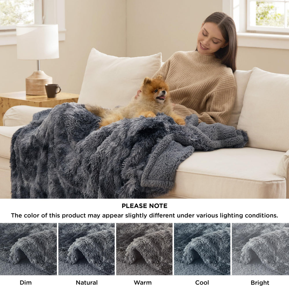 Bedsure couch-protection blanket guards furniture from shedding.