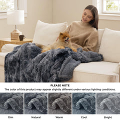 Bedsure couch-protection blanket guards furniture from shedding.