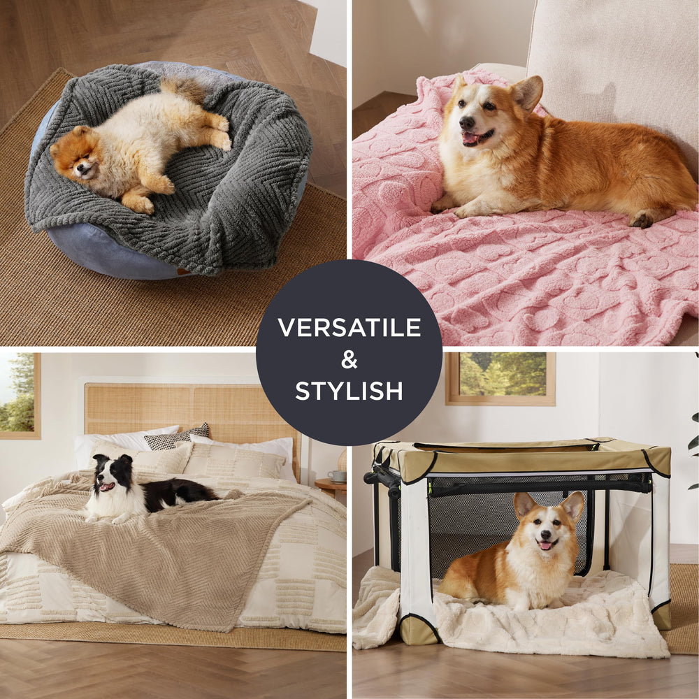 Bedsure blanket shown as travel-friendly, compact for on-the-go use