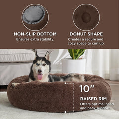 Bedsure donut bed anti-slip base keeps bed stable during play