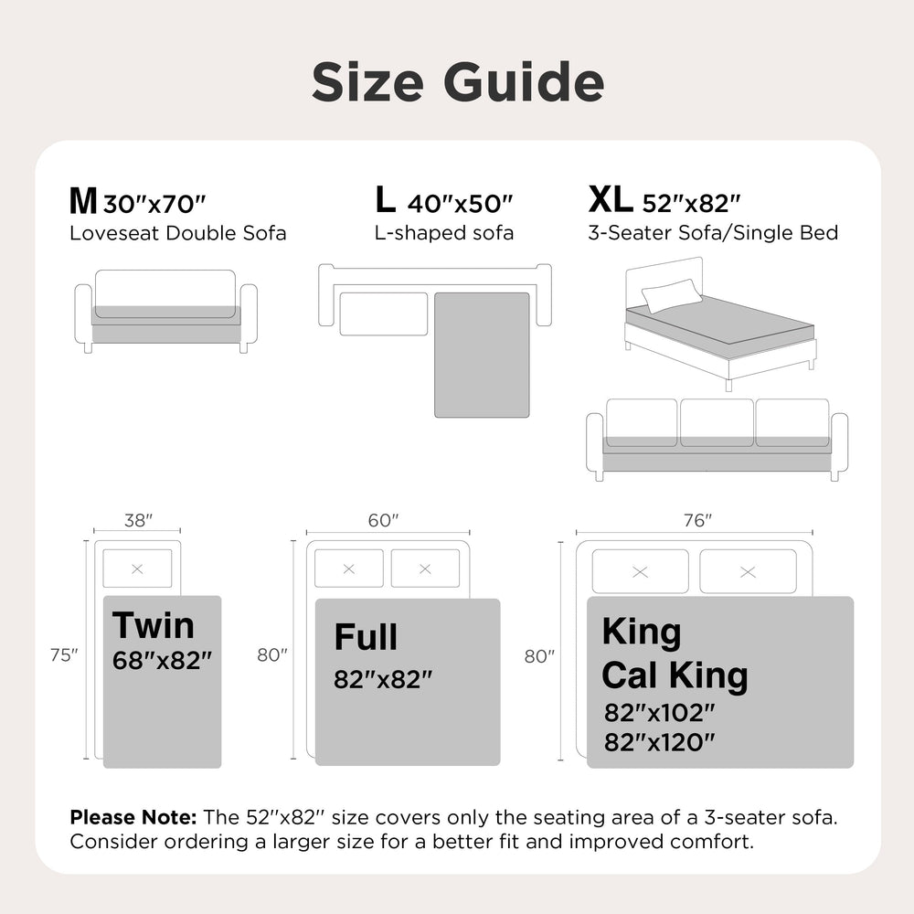 Bedsure quick-drying fabric for simple laundry and upkeep.