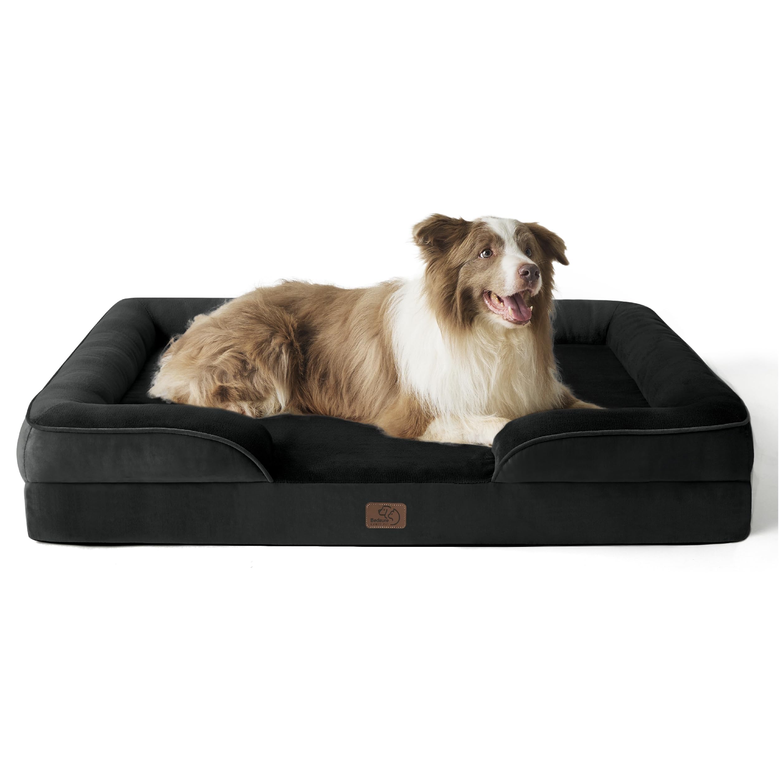Bedsure L Plus orthopedic dog bed for large dogs provides supportive rest.
