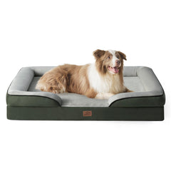 Bedsure L Plus orthopedic dog bed with waterproof cover for mess protection and easy cleaning.