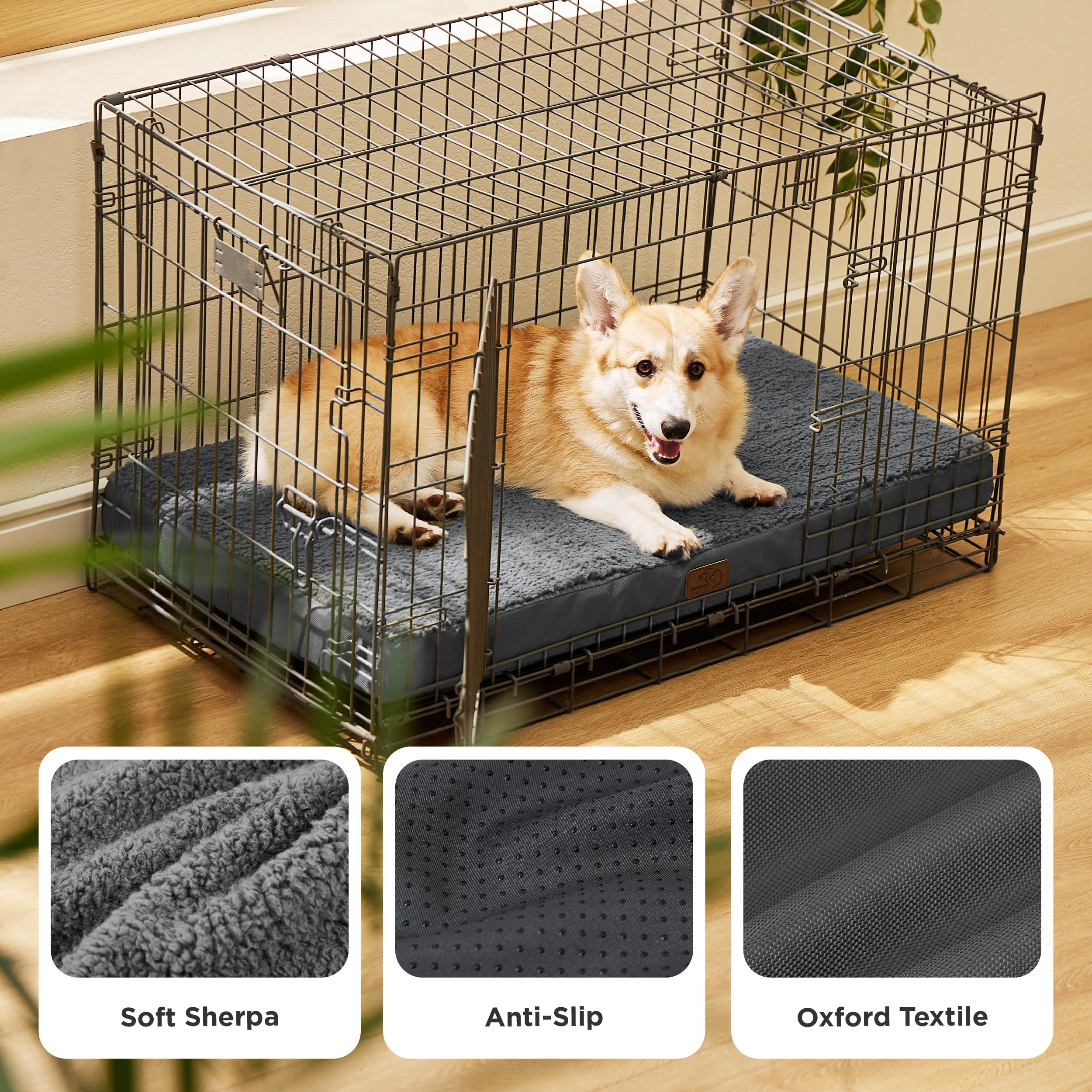 Bedsure large dog bed removable cover for easy washing