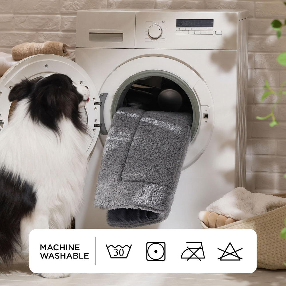 Bedsure lightweight pet mat in a car for easy travel